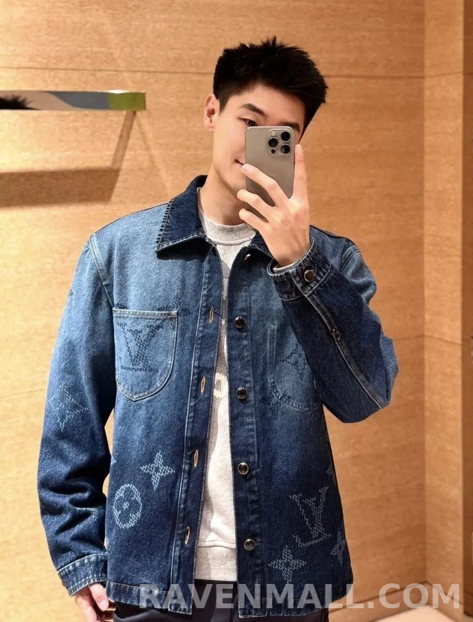루이비통 루이비통 모노그램 그라데이션 데님 자켓 상세 이미지