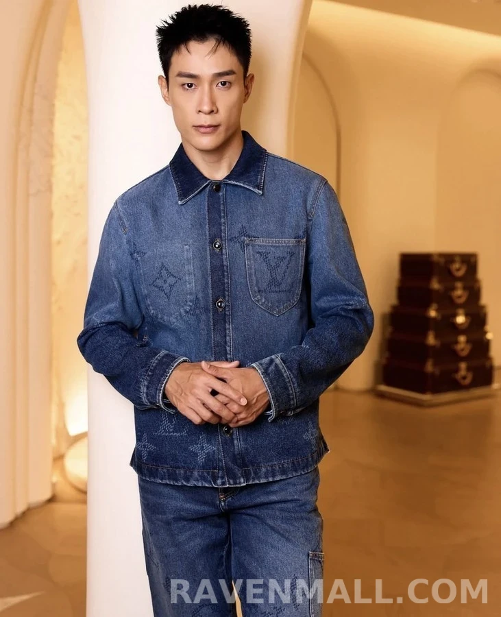 루이비통 루이비통 모노그램 그라데이션 데님 자켓 상세 이미지