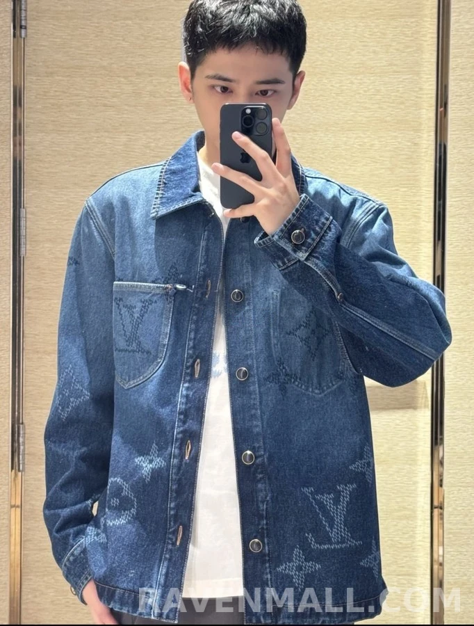 루이비통 루이비통 모노그램 그라데이션 데님 자켓 상세 이미지