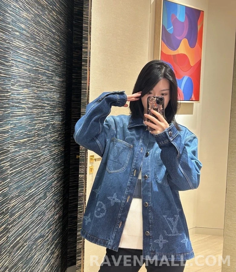루이비통 루이비통 모노그램 그라데이션 데님 자켓 상세 이미지