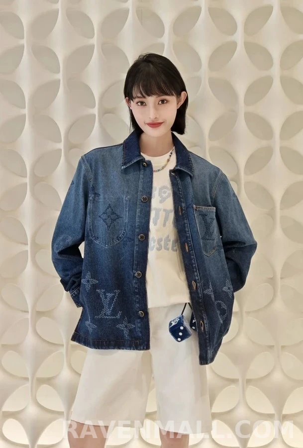 루이비통 루이비통 모노그램 그라데이션 데님 자켓 상세 이미지