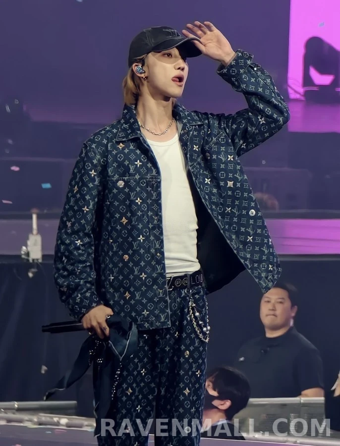 루이비통 루이비통 모노그램 데이지 자수 데님 자켓 상세 이미지