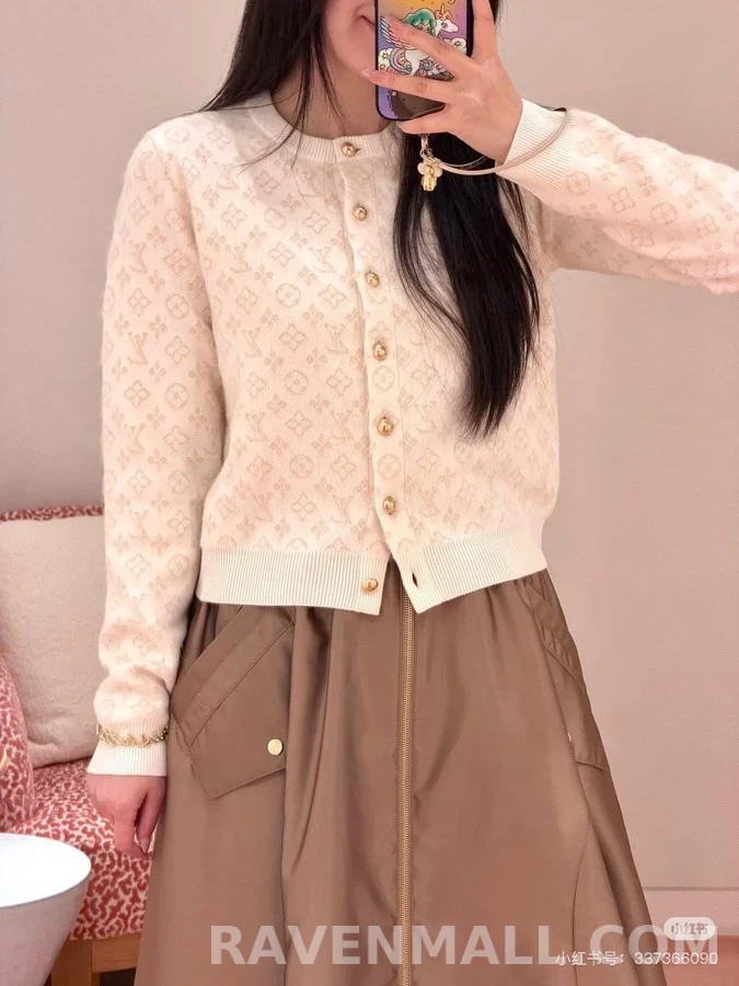 루이비통 루이비통 모노그램 모헤어 가디건 상세 이미지