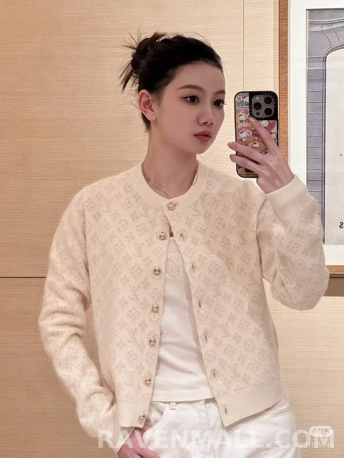루이비통 루이비통 모노그램 모헤어 가디건 상세 이미지