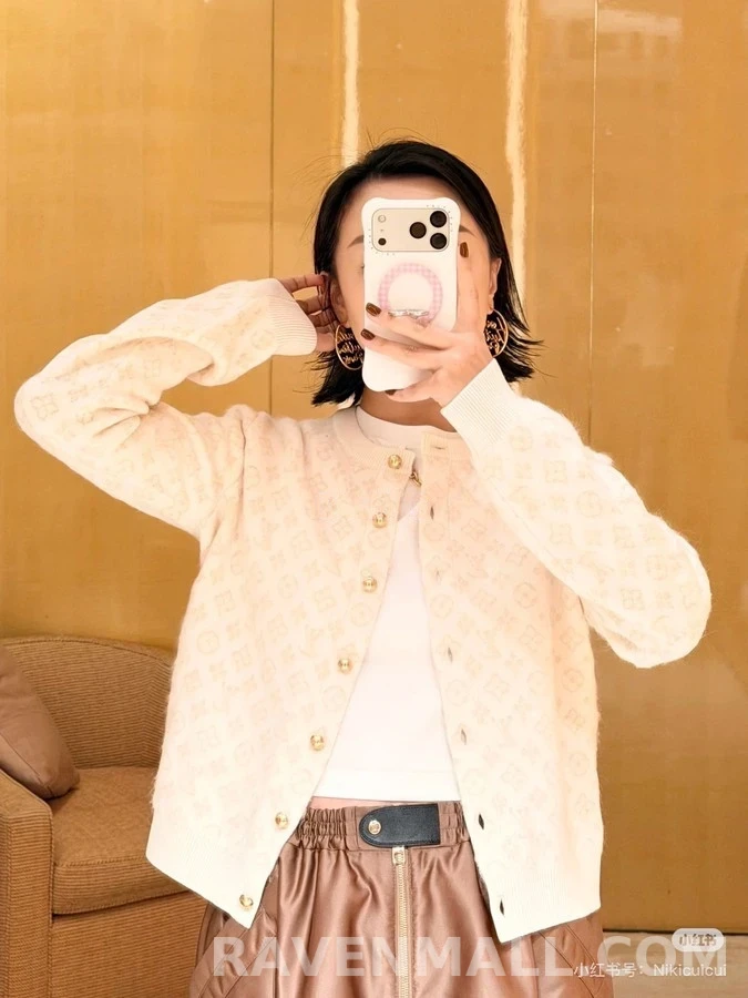 루이비통 루이비통 모노그램 모헤어 가디건 상세 이미지