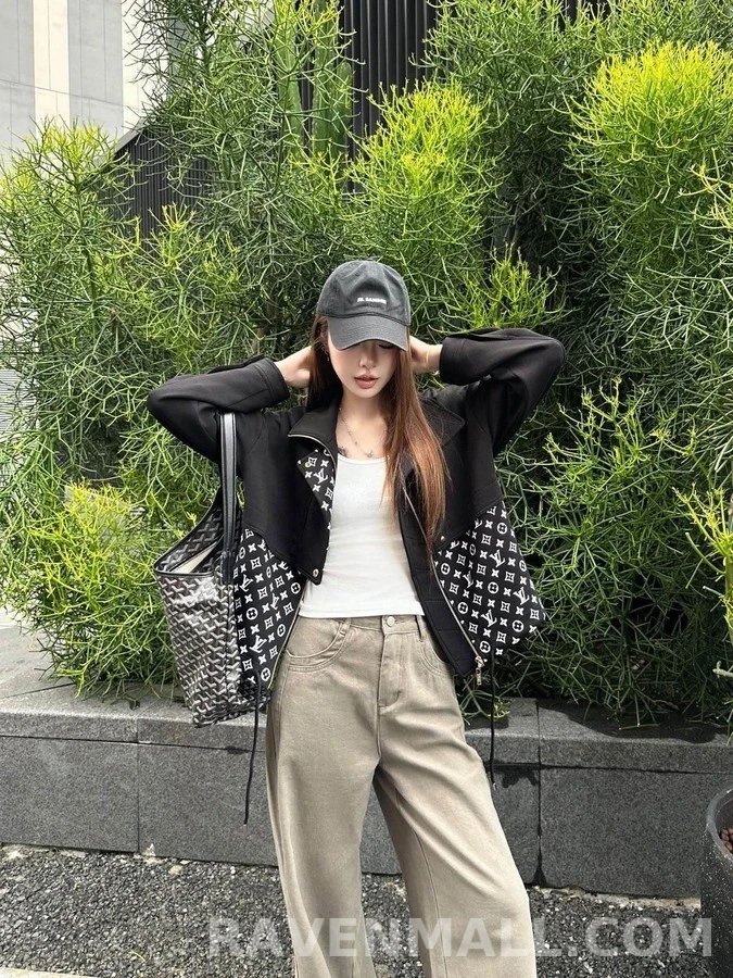 루이비통 루이비통 모노그램 스탠드넥 자켓 상세 이미지