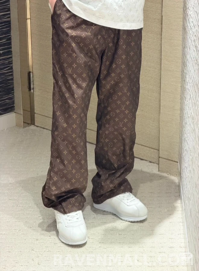 루이비통 루이비통 모노그램 실크 드로스트링 팬츠 상세 이미지