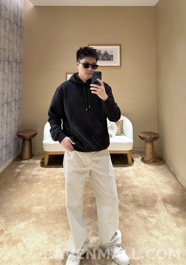 루이비통 루이비통 모노그램 압인 후드티 상세 이미지