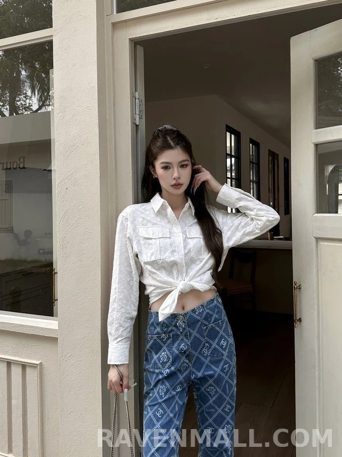 루이비통 루이비통 모노그램 자카드 셔츠 상세 이미지