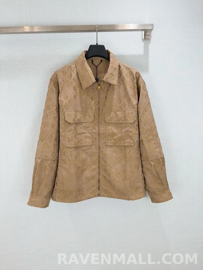 루이비통 루이비통 모노그램 자카드 풀집 자켓 상세 이미지