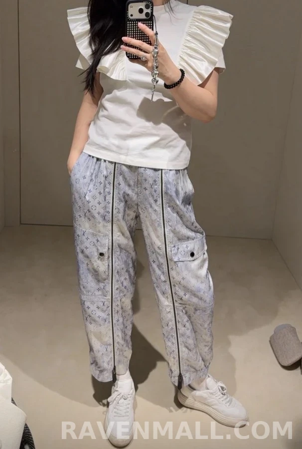 루이비통 루이비통 모노그램 지퍼 카고 팬츠 상세 이미지