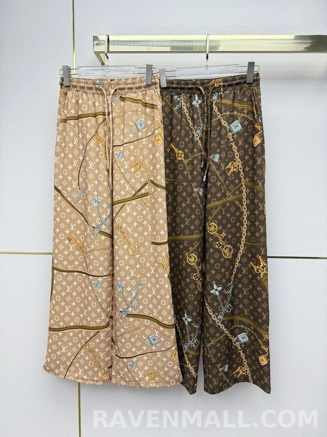 루이비통 루이비통 모노그램 체인 와이드 팬츠 상세 이미지