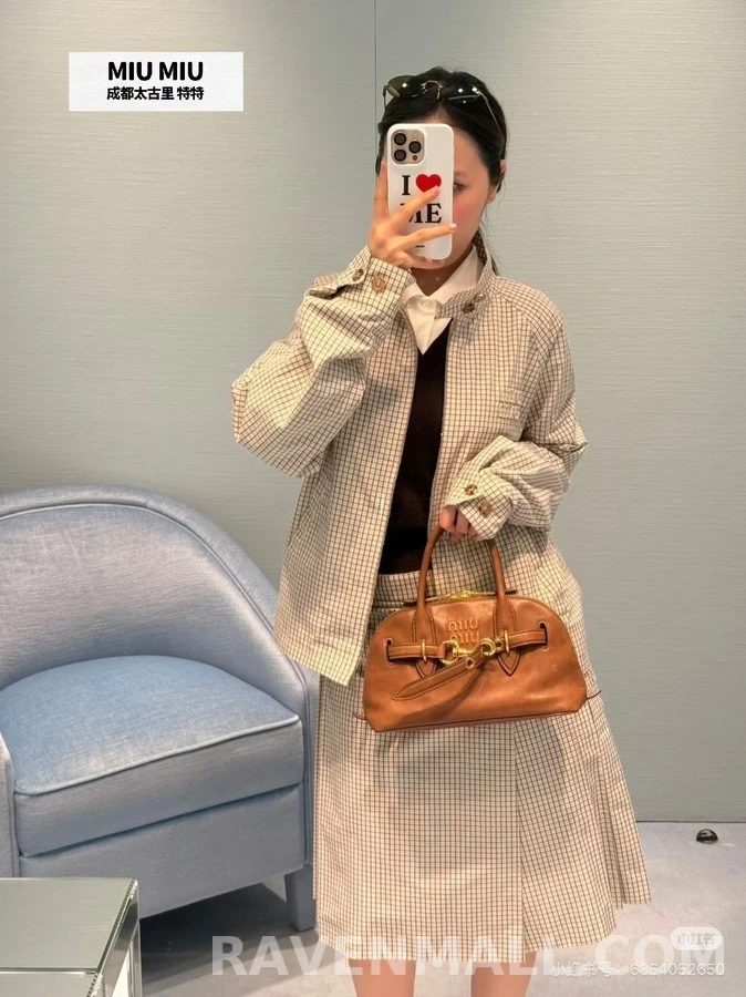 루이비통 루이비통 모노그램 체크 스탠드넥 자켓 상세 이미지