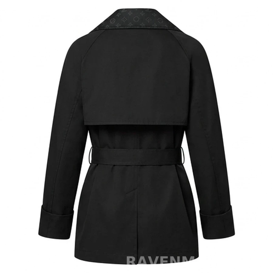 루이비통 루이비통 모노그램 칼라 커프스 숏 트렌치코트 상세 이미지