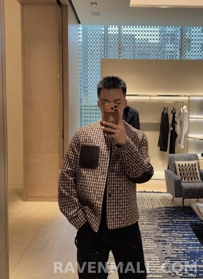 루이비통 루이비통 모노그램 트위드 자켓 상세 이미지