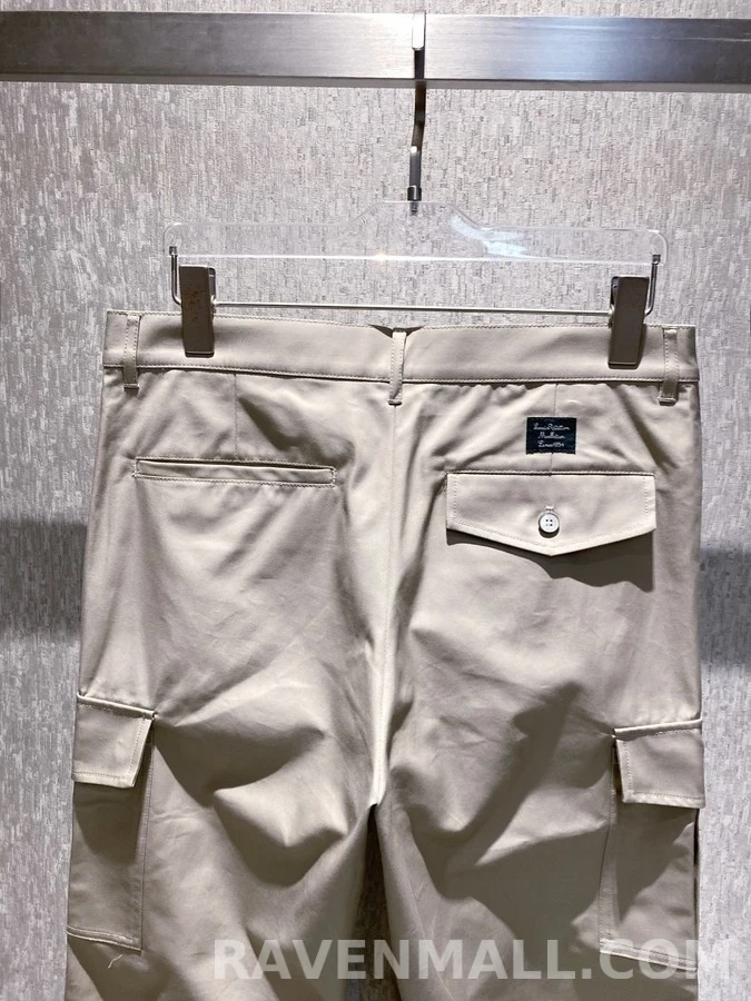 루이비통 루이비통 모노그램 플라워 자수 카고 팬츠 상세 이미지