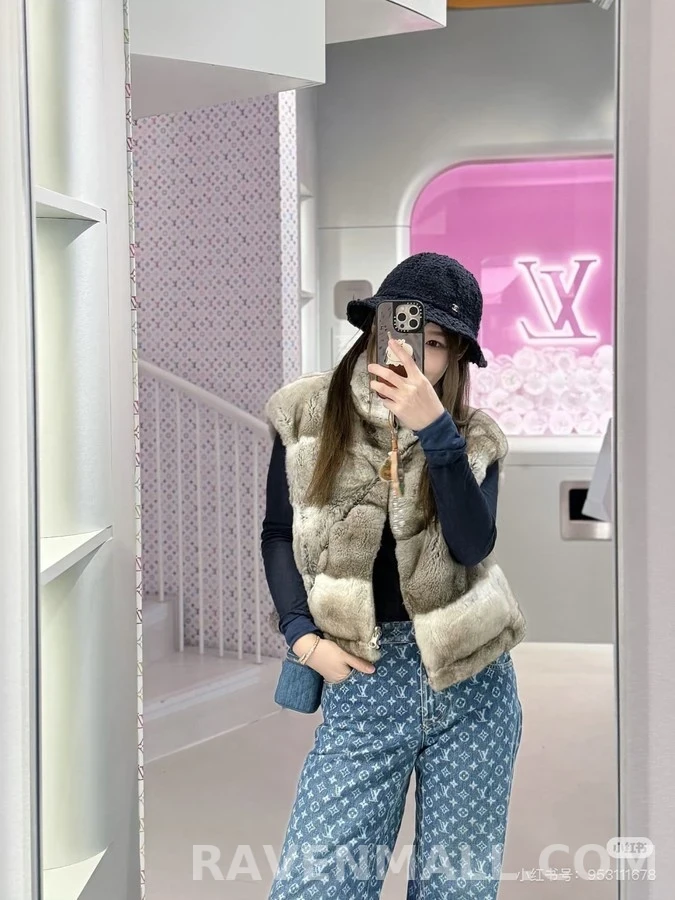 루이비통 루이비통 모노그램 플레어 데님 팬츠 상세 이미지