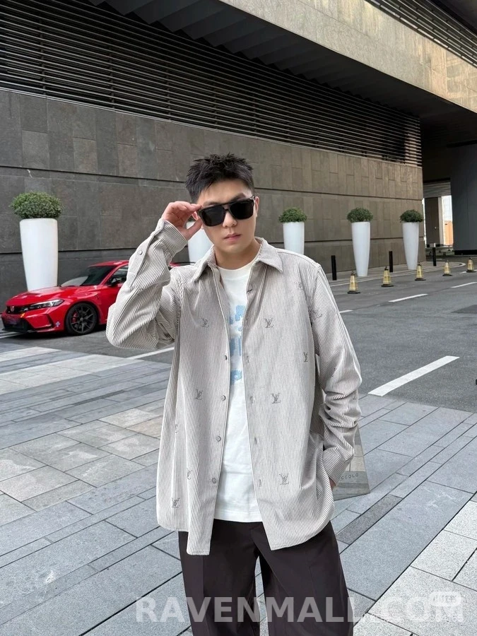 루이비통 루이비통 모노그램 핫픽스 코듀로이 셔츠 상세 이미지