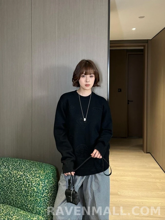 루이비통 루이비통 모노그램 镂空 니트 상세 이미지