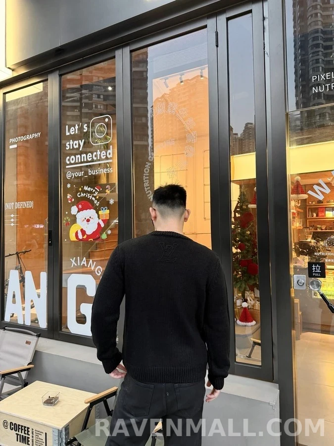 루이비통 루이비통 모노그램 镂空 니트 상세 이미지