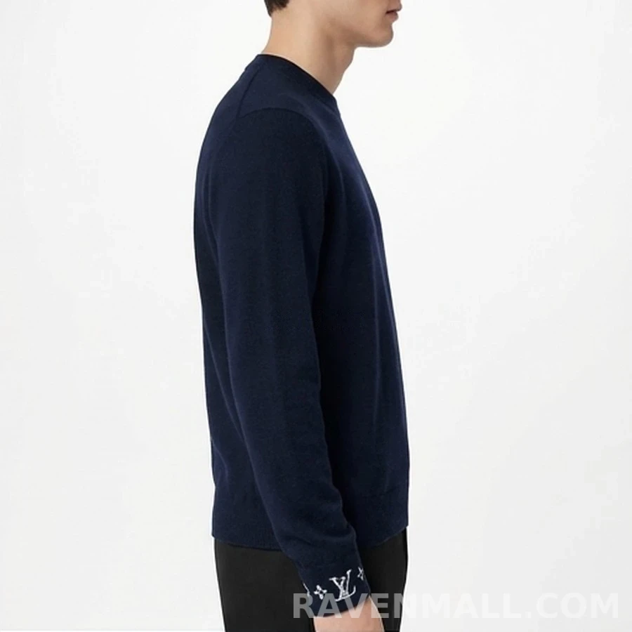루이비통 루이비통 소매 레터링 니트 스웨터 상세 이미지