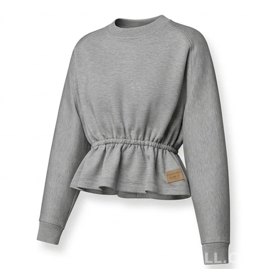 루이비통 루이비통 수축 허리 페플럼 맨투맨 상세 이미지