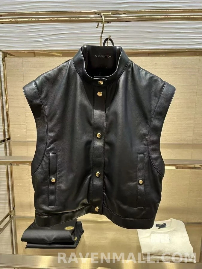 루이비통 루이비통 스탠드넥 레더 나일론 베스트 상세 이미지