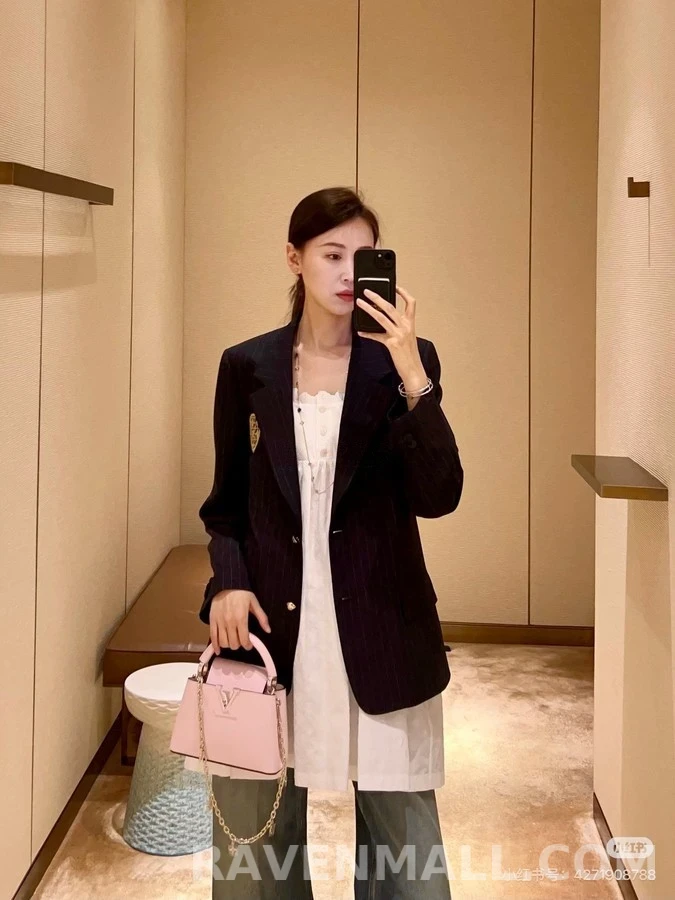 루이비통 루이비통 스트라이프 엠블럼 블레이저 상세 이미지