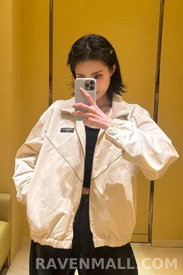 루이비통 루이비통 실크 새틴 트랙 자켓 상세 이미지