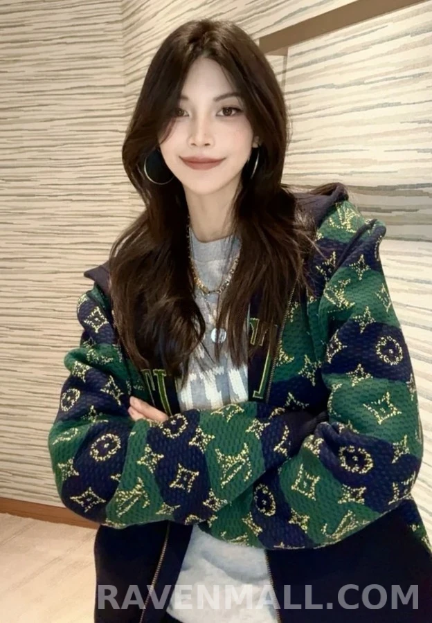 루이비통 루이비통 양면 착용 양모 혼방 집업 후드 상세 이미지