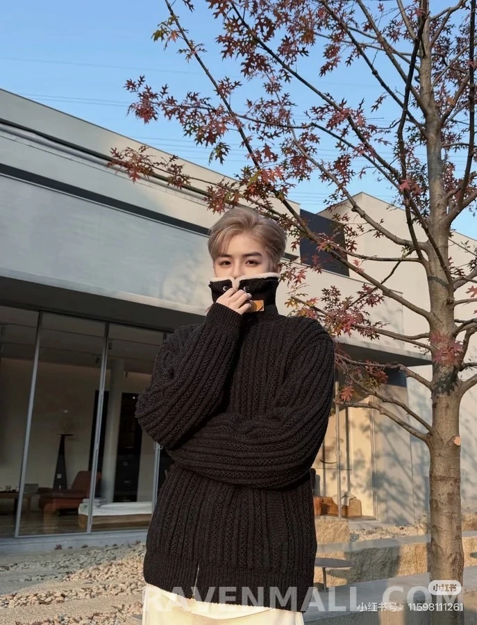 루이비통 루이비통 양털카라 캐시미어 니트 가디건 상세 이미지