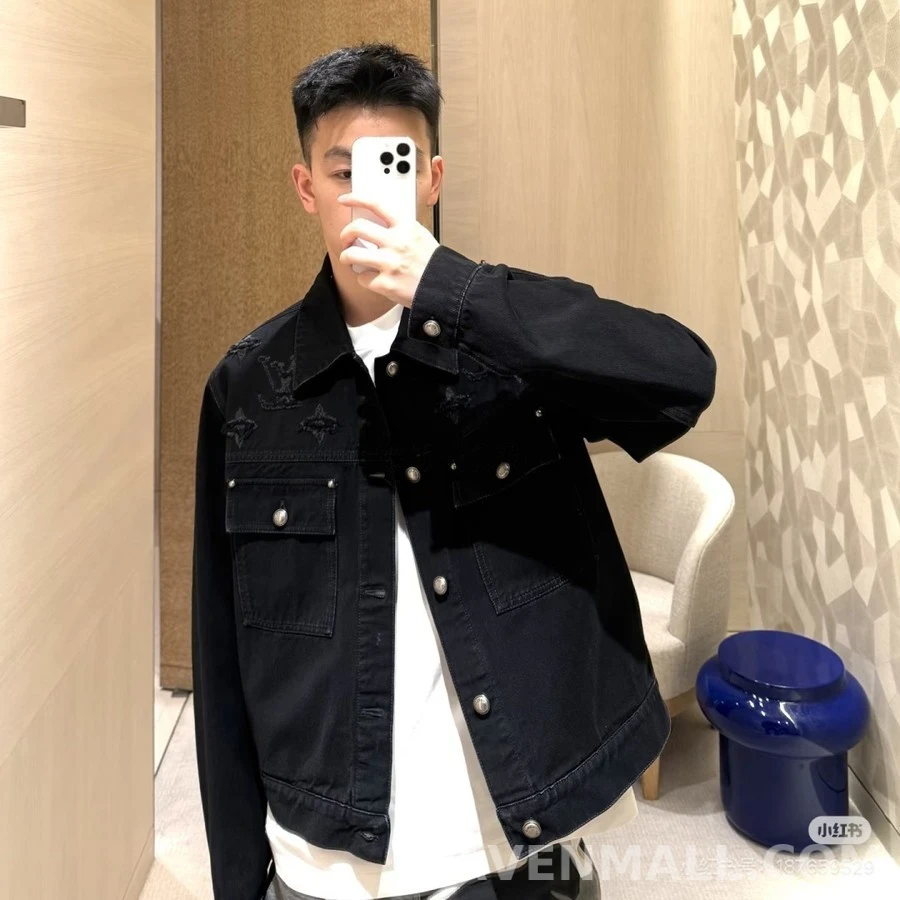 루이비통 루이비통 워시드 데님 트럭커 자켓 상세 이미지