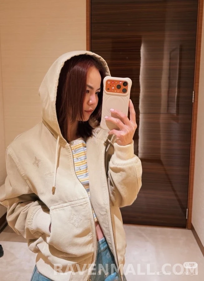 루이비통 루이비통 워시드 모노그램 자수 후드 상세 이미지
