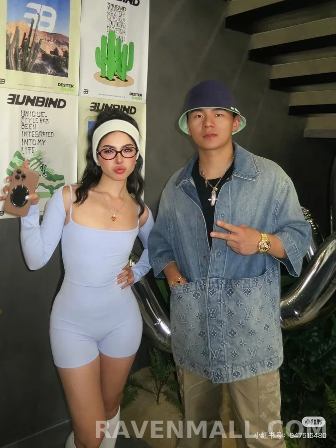 루이비통 루이비통 워싱 데님 모노그램 반팔 티셔츠 상세 이미지