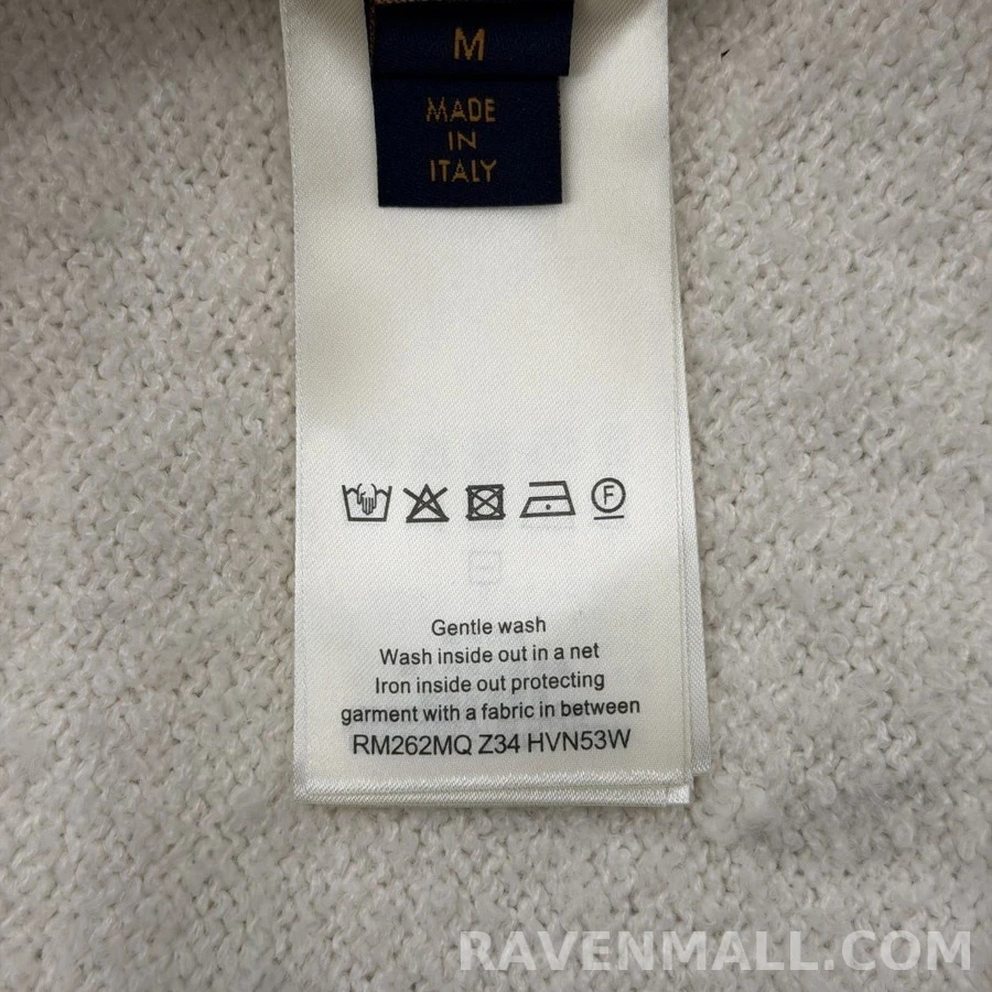 루이비통 루이비통 자수 로고 집업 가디건 상세 이미지