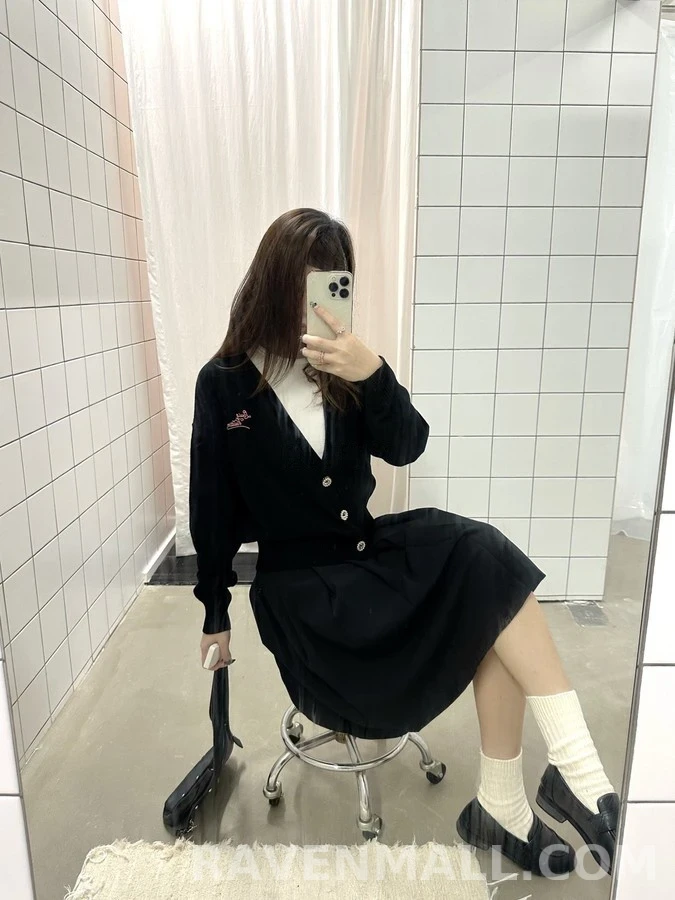 루이비통 루이비통 자수 보석 가디건 상세 이미지