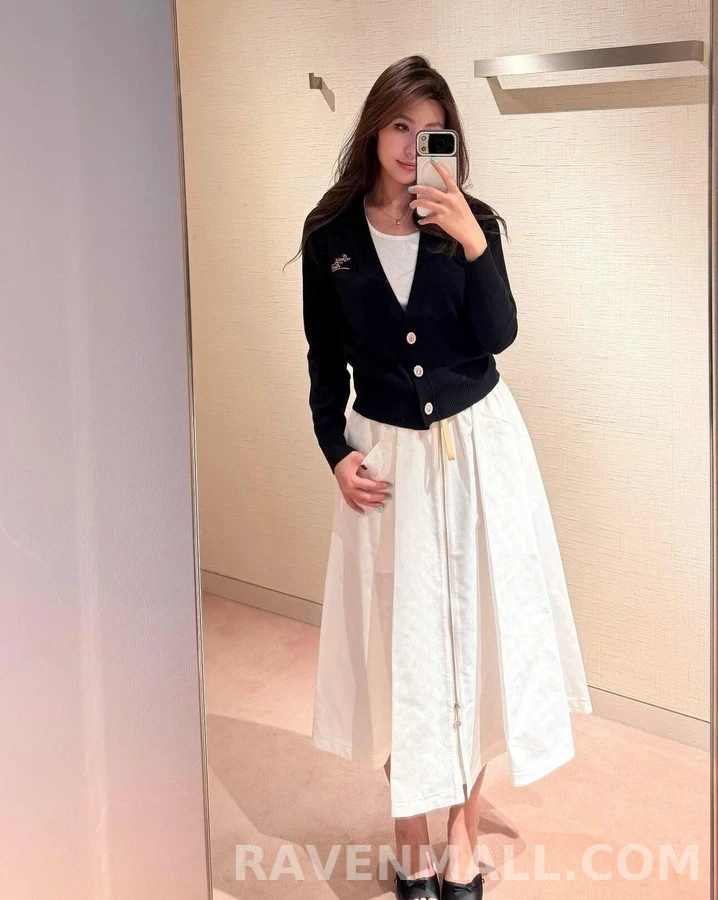 루이비통 루이비통 자수 보석 가디건 상세 이미지