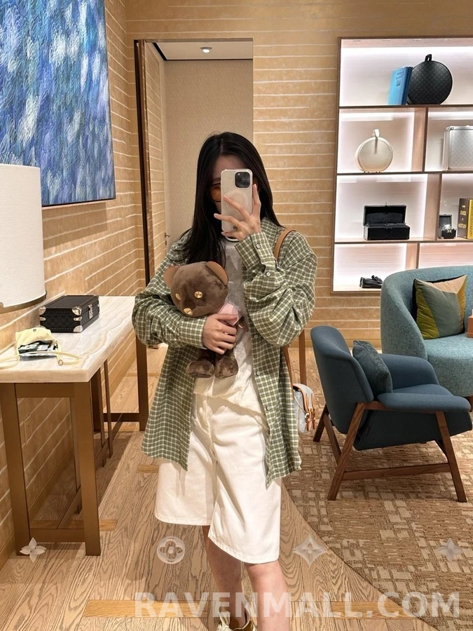 루이비통 루이비통 체크 로고 긴팔 셔츠 상세 이미지