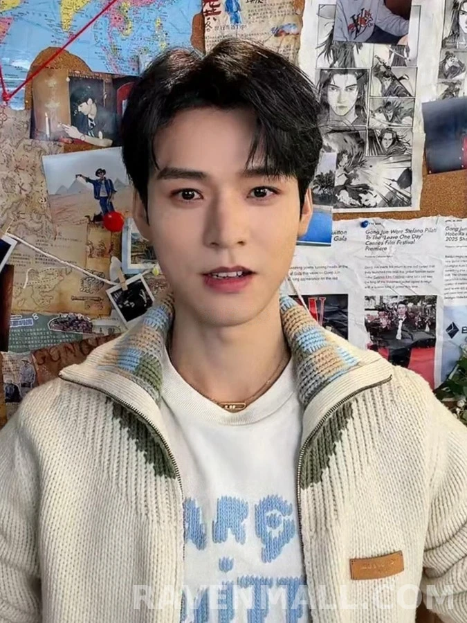 루이비통 루이비통 체크넥 인타샤 니트 가디건 상세 이미지