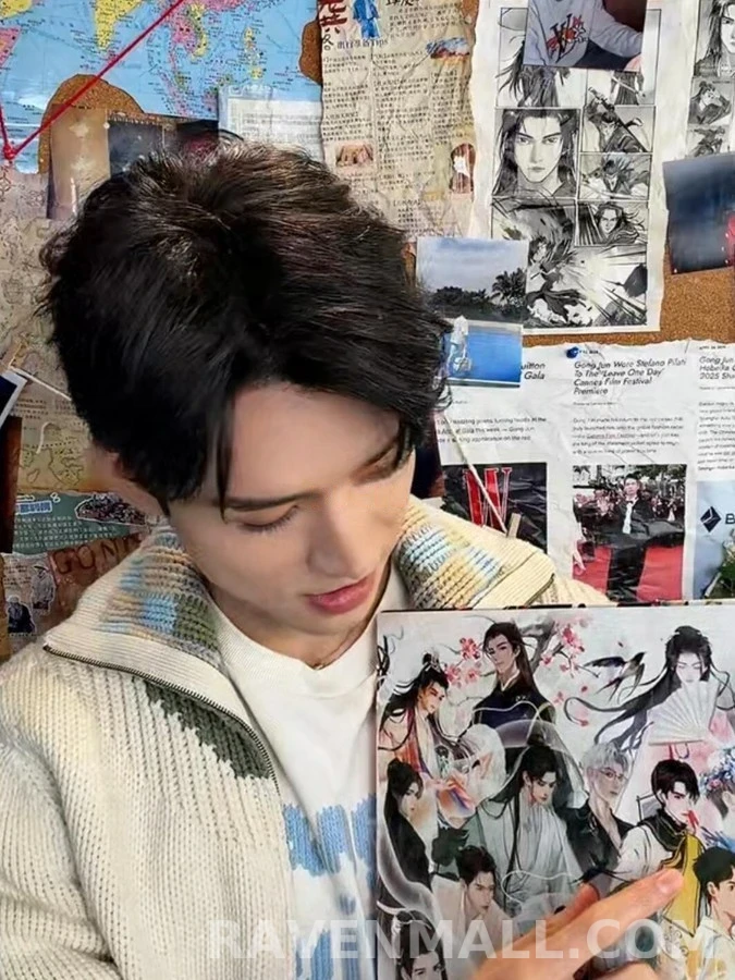루이비통 루이비통 체크넥 인타샤 니트 가디건 상세 이미지