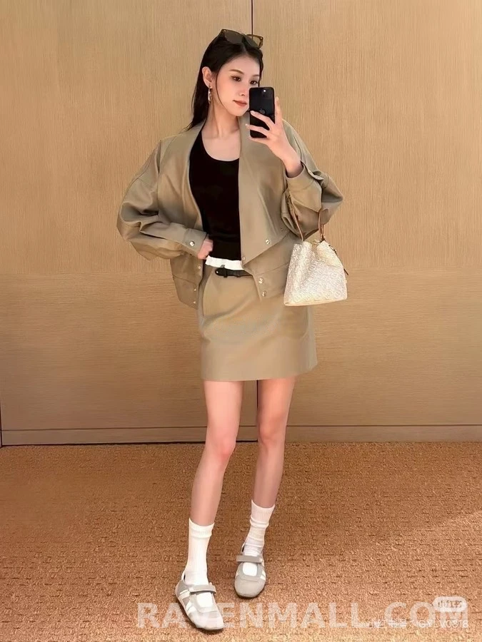 루이비통 루이비통 카키색 오버핏 자켓 상세 이미지
