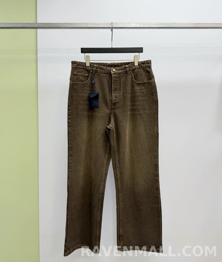 루이비통 루이비통 커피 워싱 데님 팬츠 상세 이미지