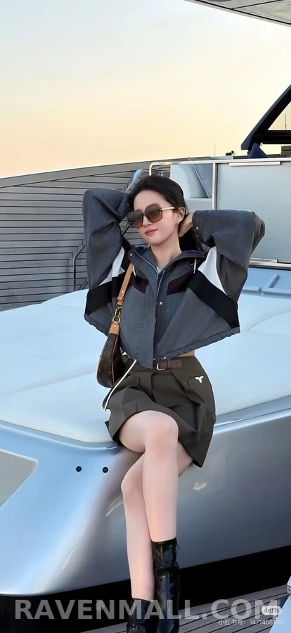 루이비통 루이비통 컬러블록 후드 재킷 상세 이미지