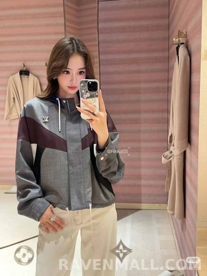 루이비통 루이비통 컬러블록 후드 재킷 상세 이미지