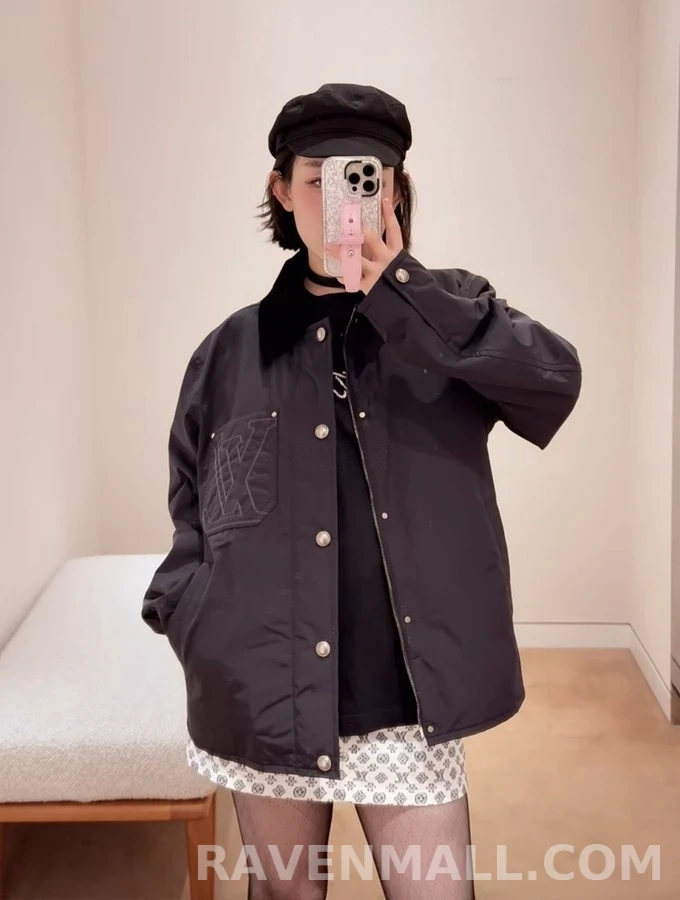 루이비통 루이비통 코듀로이 칼라 퀼팅 워크웨어 자켓 상세 이미지