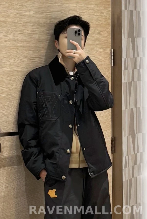 루이비통 루이비통 코듀로이 칼라 퀼팅 워크웨어 자켓 상세 이미지