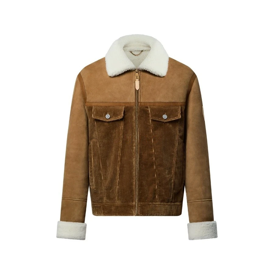 루이비통 루이비통 코듀로이 패치워크 트러커 재킷 상세 이미지