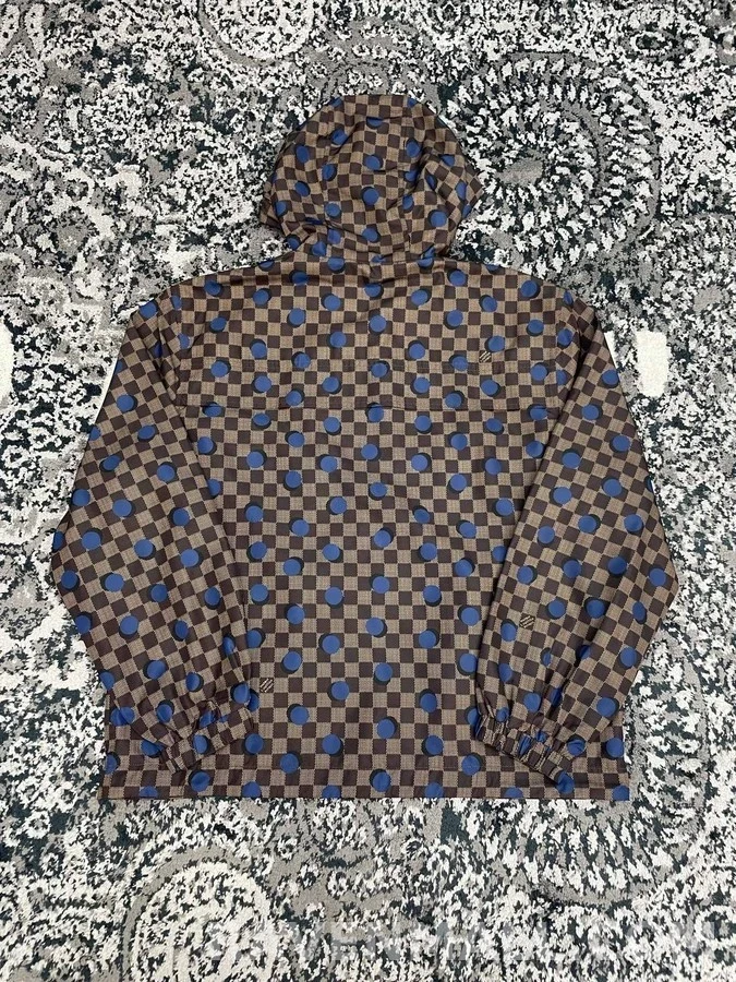 루이비통 루이비통 쿠사마 다미에 폴카 도트 후드 자켓 상세 이미지