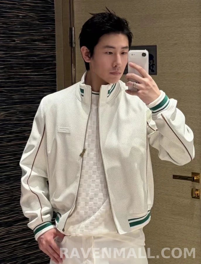 루이비통 루이비통 타공 가죽 자켓 상세 이미지