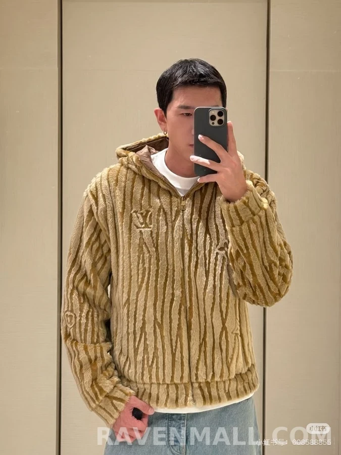 루이비통 루이비통 타이거 스트라이프 후드 집업 상세 이미지